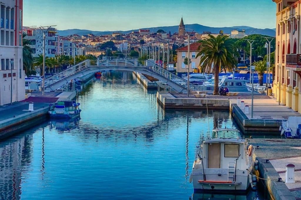 Port-Frejus, Le Paladien, Appartement 2 Pieces Climatise, Terrasse & Parking Εξωτερικό φωτογραφία